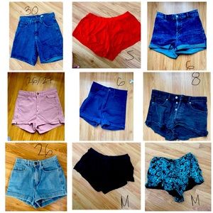 LOT SHORTS & JEANS